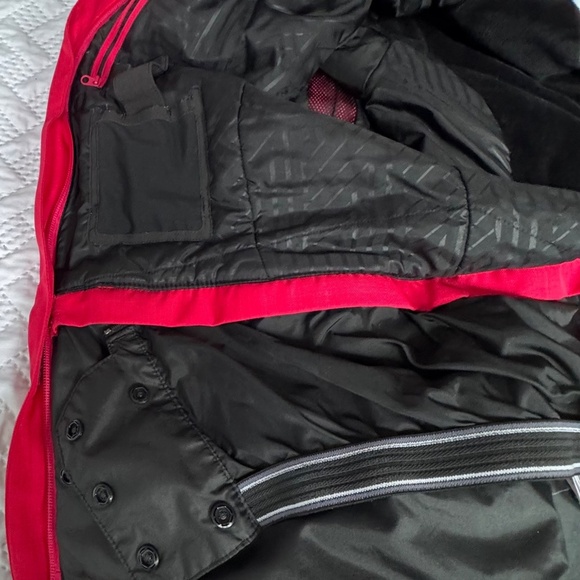 Salomon Red Winter Snow Jacket Coat Sporty Ski Snowboard Activewear Woman XL - Picture 13 of 13